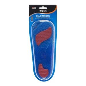AIRPLUS GEL ORTHOTIC - ONE PAIR Mens Blue / Gray Shoe Size 7 - 13 - Picture 1 of 4