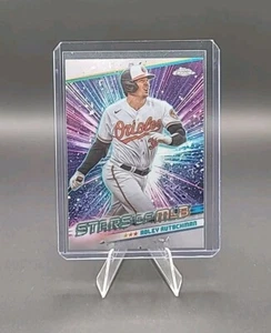  2024 Topps Series 1 Chrome Stars of MLB Adley Rutschman #CSMLB-22 Orioles - Picture 1 of 2