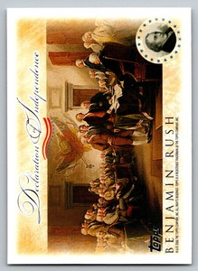 2006 Topps of Declaration Independence  Benjamin Rush NNO
