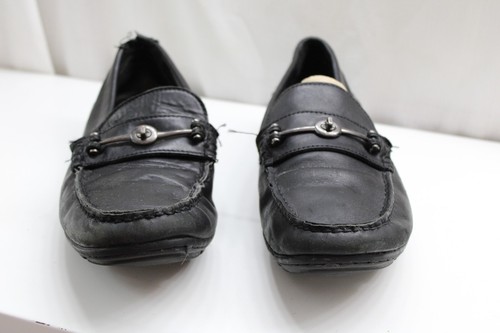 Scarpe mocassino Coach uomo eleganti Mott Driver FG2984 nere slip on taglia US 9D Coach