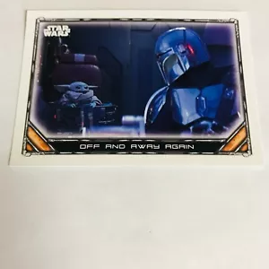 2021 Topps Star Wars The Mandalorian S1&2 UK Base #59 Off and Away Again - Picture 1 of 2