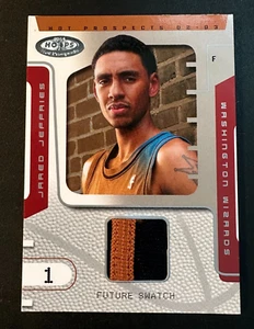 Jared Jeffries 2002-03 Hoops Hot Prospects Patch RC Rookie Jersey Serial #d /500 - Picture 1 of 2