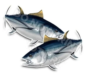 Calcomanías para casa rodante pegatinas de atún blanco pegatinas de 24" barco gráficos pegatinas de pesca #121 - Imagen 1 de 2