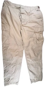 Trousers Combat Pants Army Sand waist 31-35 Medium/Regular US Military Button - Picture 1 of 11