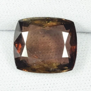 7.00 ct LUSTROUS NATURAL EARTH MINED BROWN NATURAL AXINITE - Cushion See Vdo DB - Picture 1 of 2