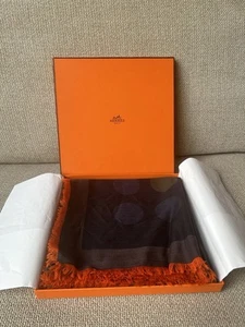 Hermes Wool And Silk Dotted Scarf - Picture 1 of 5