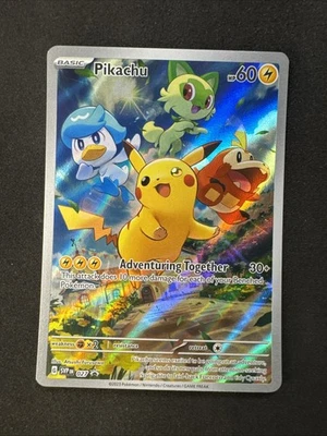 Pikachu 027 Sv: Scarlet & Violet Promo Cards Holo Pokemon - Image 1 of 4