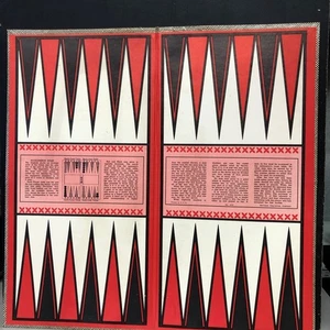 VTG Western Whitman Publishing Co. Game Board No. 4101 Backgammon Checkers - Picture 1 of 11