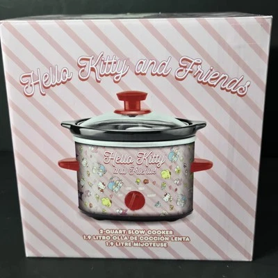 NEW IN BOX Hello Kitty Crock Pot Slow Cooker 2 Qt. Pink Removable Insert  - Image 1 of 4