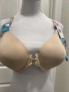 Vanity Fair 40D Body Sleeks Flexiback Front Close Beige 75263 Bra Underwire NWT - Picture 1 of 14