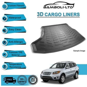 Fit For HYUNDAI SANTA FE ( 5 KOLTUK ) 2006-2011, Rear Liner Cargo Trunk Mat - Picture 1 of 4