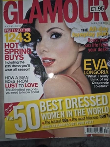 Glamour UK MagazineMarch 2006 Eva Longoria - Picture 1 of 1