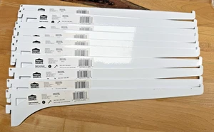 Lot of 10 Project Source White Shelf Brackets 100lb Heavy Duty NEW - Picture 1 of 1