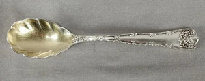 Tiffany & Co Wellenrand Muster Gold gewaschen Sterling Zuckerschale Löffel - Bild 1 von 9