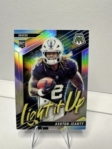 Ashton Jeanty 2025 Mosaic Football Light It Up Insert Silver Prizm #13 (RC) - Picture 1 of 2