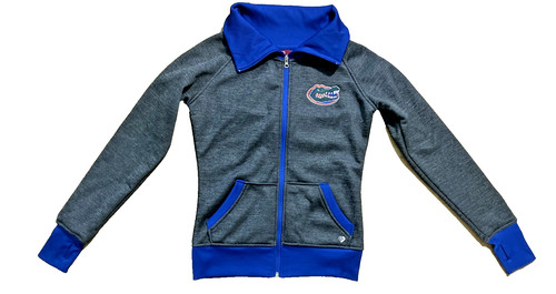 VETEMENTS NUOVO Colosseum Tech Fleece Jacket donna piccolo full zip Florida Gators UF NCAA