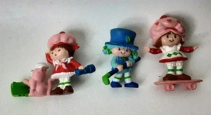 Strawberry Shortcake Lot Of 3 VTG 1980's PVC Mini Collectible Figurines - Picture 1 of 5