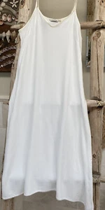 Vintage PILUS PARIS Night Ivory gown/slip 100% Viscose France Medium Preowned - Picture 1 of 6
