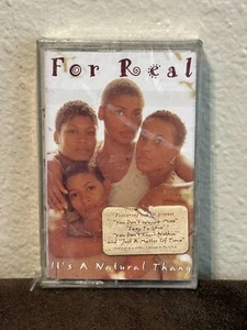 1994 VTG FOR REAL IT'S A NATURAL THING R&B CASSETTE SEALED w/ HYPE STICKER!!! - Picture 1 of 6