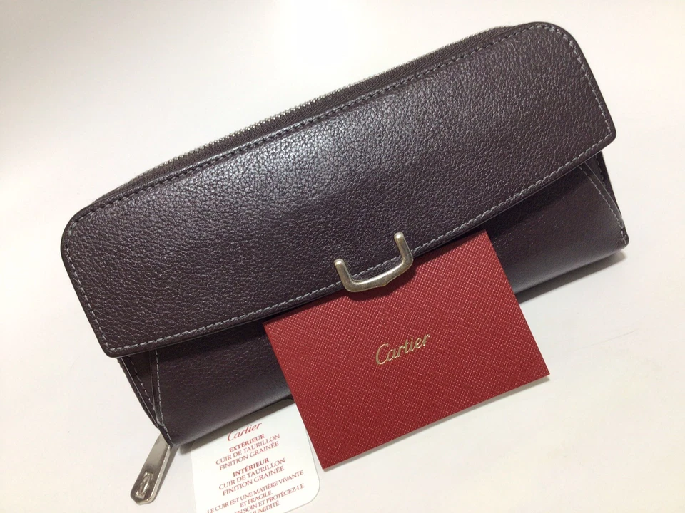 CARTERA CLUTCH LARGA CARTIER PARIS vintage para damas Foto 1 de 4