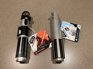 STAR WARS  Darth Vader & Luke Skywalker Lightsabers (Two Lightsaber Lot) Hasbro - Picture 1 of 6