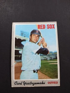 1970 Topps Carl Yastrzemski Boston Red Sox Card HOF #10⚾💥⚾ VG - Foto 1 di 2
