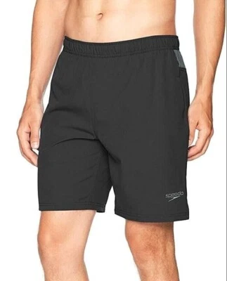 Pantalones cortos de natación Speedo Hydro Tech Volley para hombre, negros, talla S (30/32) Foto 1 de 4