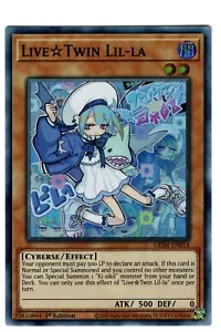 Yugioh- 1X Live Twin Lil-la - Super Rare - 1st Edition - GEIM-EN014 - Near Mint - Picture 1 of 1