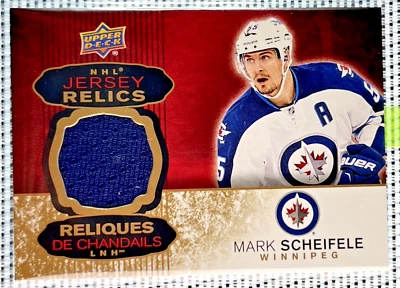 2017-2018 Tim Horton's Upper Deck Jersey Relics #J-MS Mark Scheifele Redeamed - Image 1 of 3