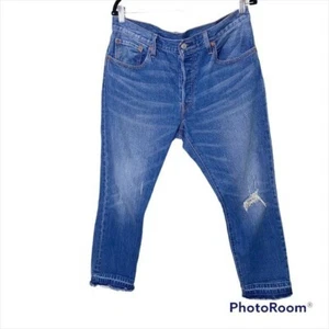 Jeans Levi's 501 effetto invecchiato con bottoni Fly taglia 31 - Foto 1 di 12