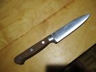 Chicago Cutlery Chef Knife 5.5 in Stainless Steel Blade Wood Handle V. good