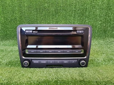 Skoda 3t0035161k 3t0 035 161 K 28390519 Original Car Radio - Image 1 of 4