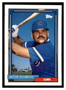 1992 Topps #181 HECTOR VILLANUEVA Chicago Cubs ~F7CC