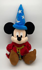 Authentic Genuine Disney Store Wizard Sorcerer Fantasia Mickey Mouse 24" Plush