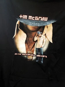 T-shirt vintage TIM MCGRAW doppio lato XX-Large - Foto 1 di 3