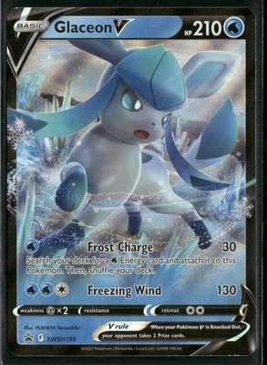 SWSH: Sword & Shield Promo Cards #SWSH196 Glaceon V - Image 1 of 2