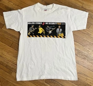 The Rolling Stones “No Security Tour” Vintage 90s Shirt Anvil USA Size Large - Picture 1 of 6