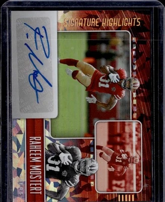 2022 Donruss Raheem Mostert Auto BUY 3 GET 1 FREE - Image 1 of 2