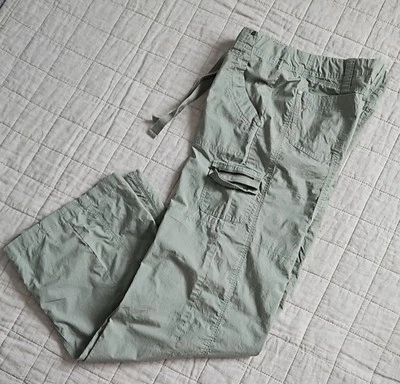 Pantalones cargo utilitarios Buffalo David Bitton para mujer, verdes, talla 30 o 10 Foto 1 de 4