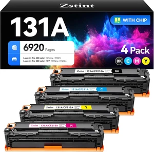 131A Zestaw kaset z tonerem 4-pak Zamiennik do HP 131A 131X CF210A CF211A CF212 - Zdjęcie 1 z 6