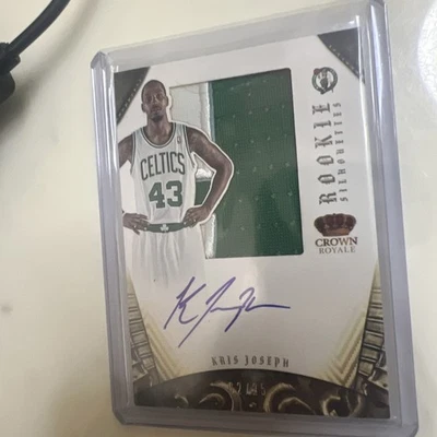 2012-13 Silhouettes Prime Patch Kris Joseph Rc Auto Patch /25 - Image 1 of 4