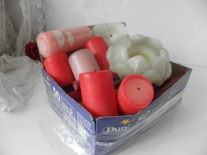 Konvolut Wachsreste zum Kerzen gießen  4,45 kg. verschieden farbig - Bild 1 von 4