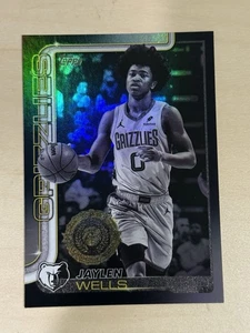 Baloncesto Topps Jaylen Wells Blackout Parallel Black Friday SP 2025-26 - Imagen 1 de 2