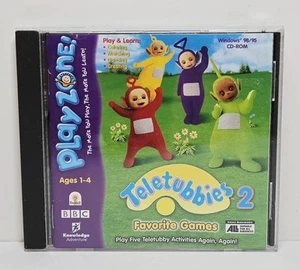 Teletubbies 2: Favorite Games Ver.1 (PC) - Video Game BBC Windows 98/95 RARE! - Picture 1 of 3