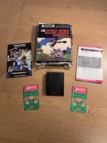 World Series Major League Intellivision ECS 1983 Mattel Edition Very Rare CiB