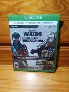 ¡¡Solo estuche!! ¡Call of Duty Warzone Gilded Age III! Xbox One! ¡Solo estuche! - Imagen 1 de 2