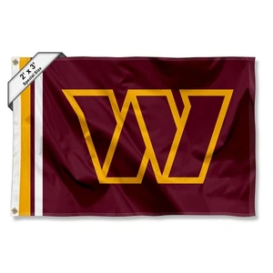 Washington Commanders Wordmark 2x3 Foot Grommet Flag - Picture 1 of 5