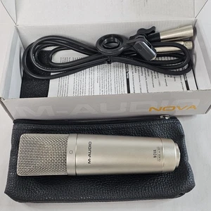 M-Audio NOVA Class A Fet Condenser Microphone New Opened Box Complete Pls READ⬇ - Picture 1 of 8