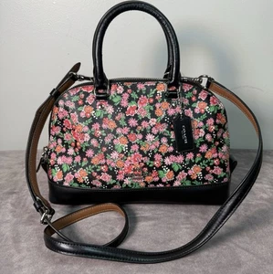 Coach Posey Cluster Umhängetasche Blumendruck beschichtetes Canvas Sierra klein Crossbody - Bild 1 von 11