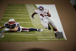 NUEVA YORK GIANTS AHMAD BRADSHAW SIN FIRMAR 8X10 FOTO POSE 3 - Imagen 1 de 1